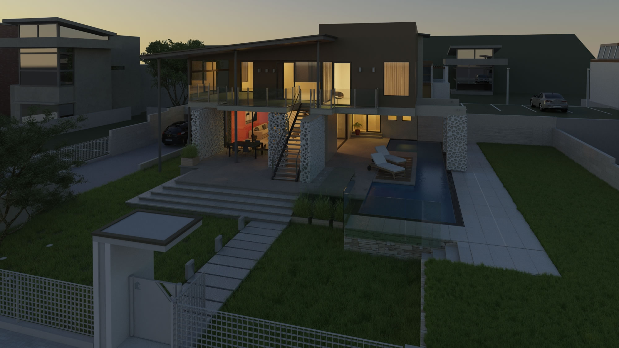 demo house
