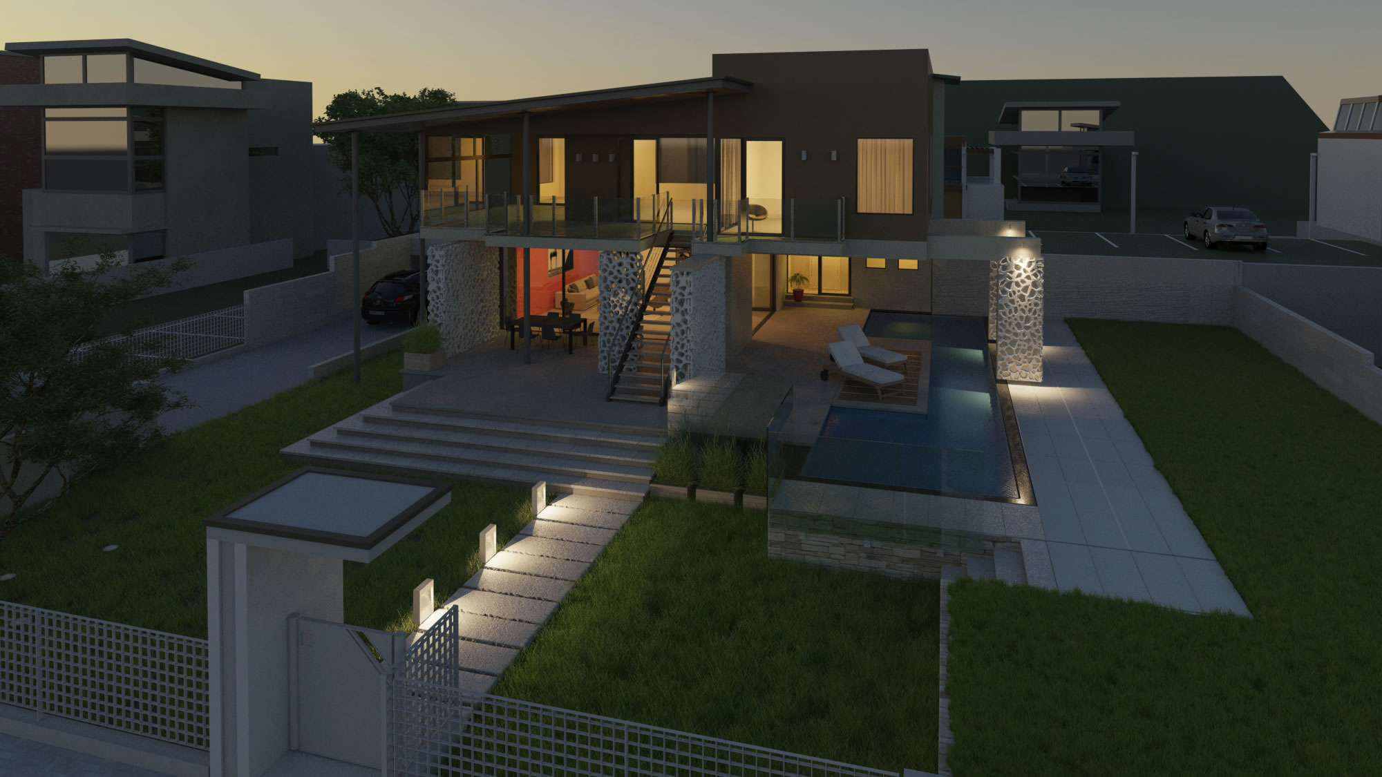 demo house