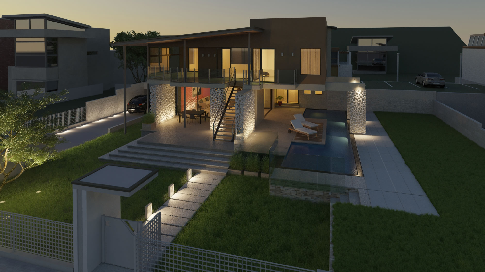 demo house