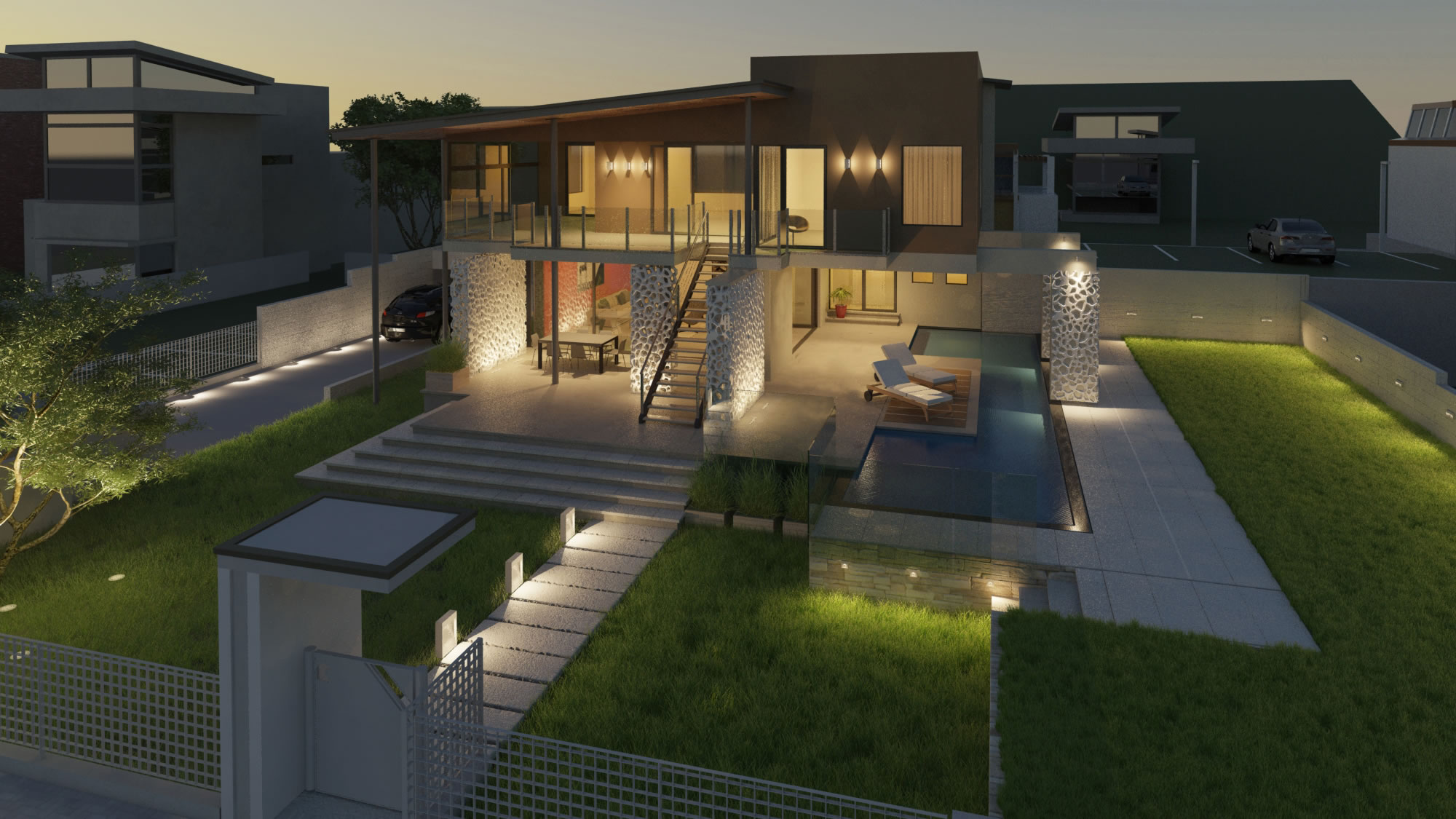 demo house