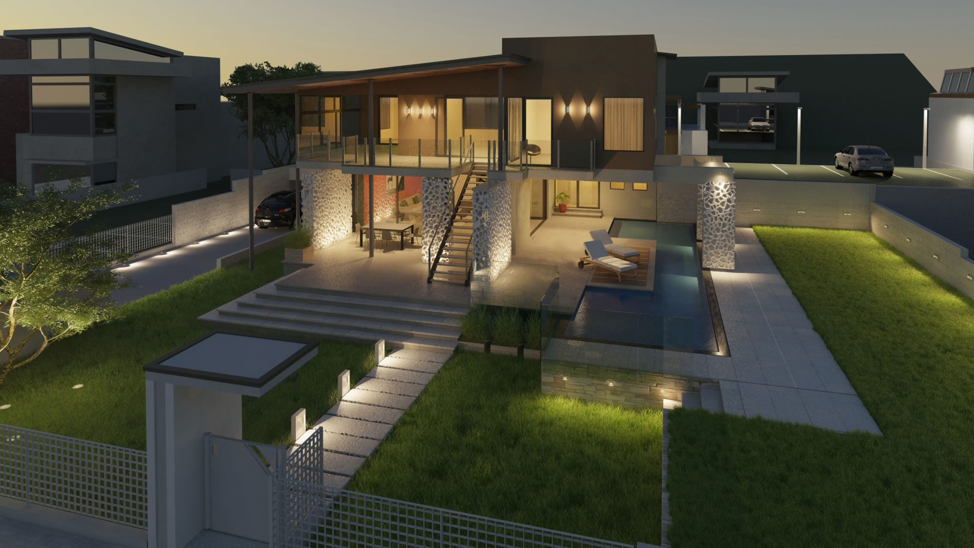 demo house