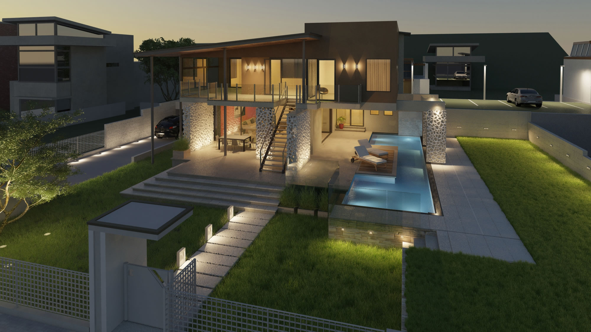 demo house