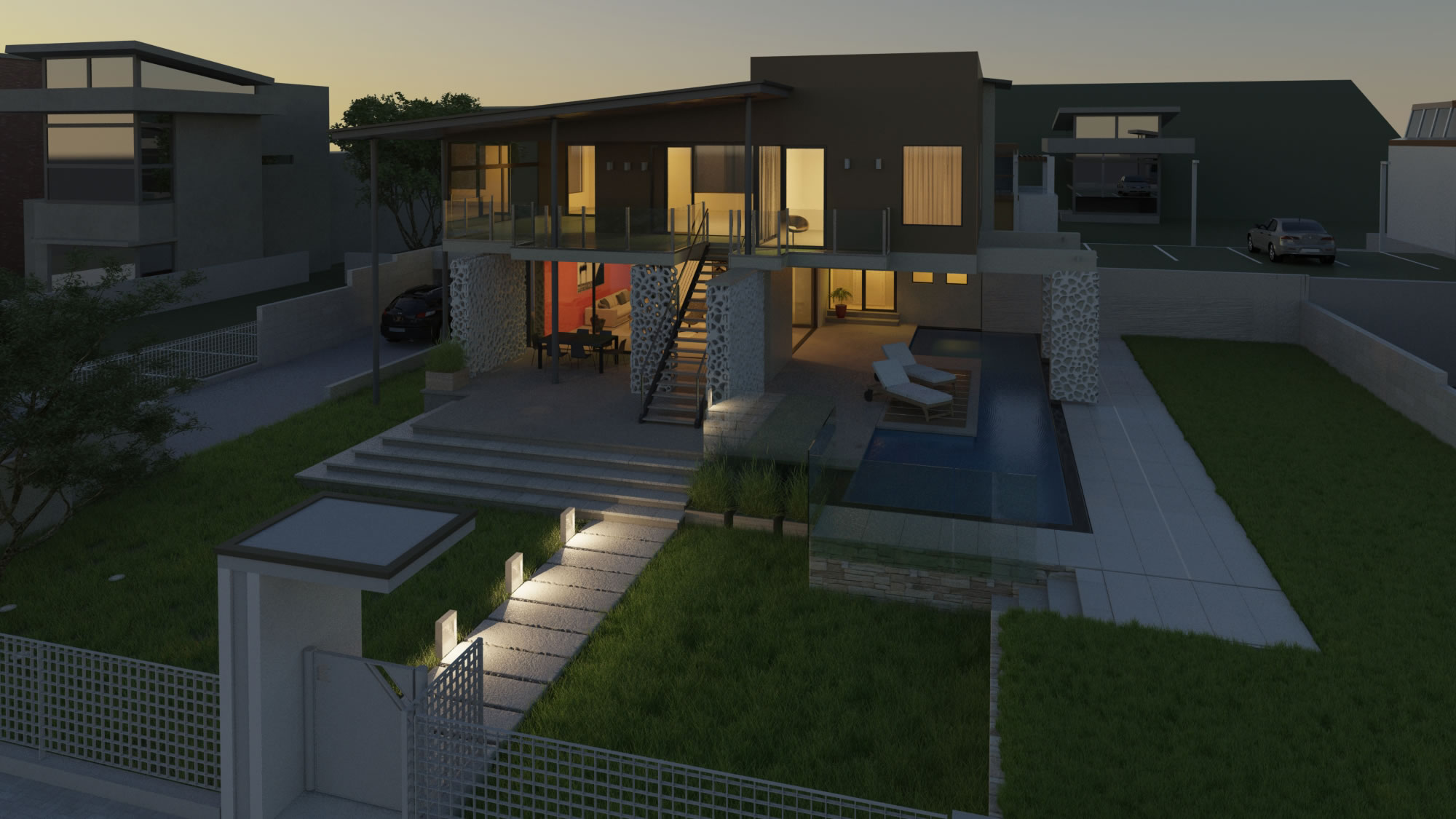 demo house