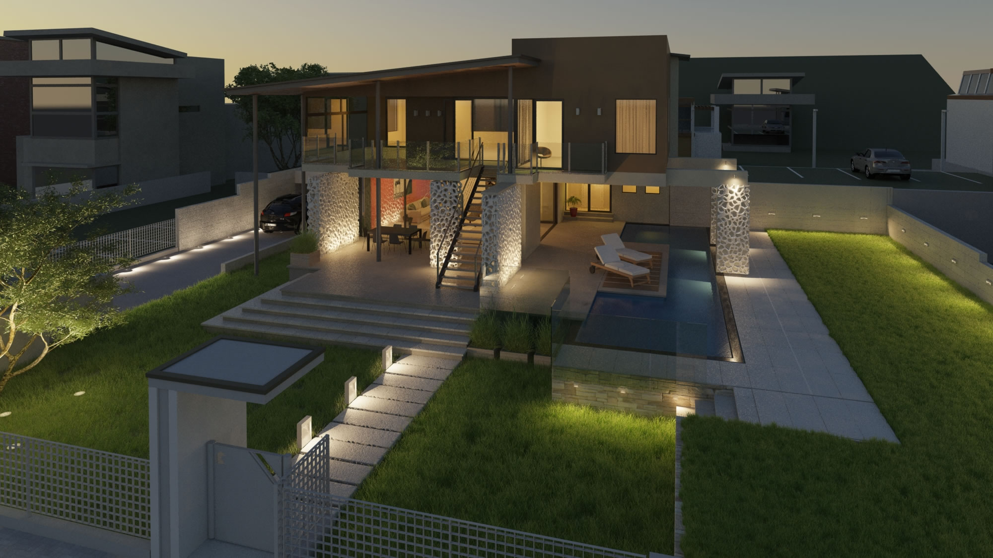 demo house