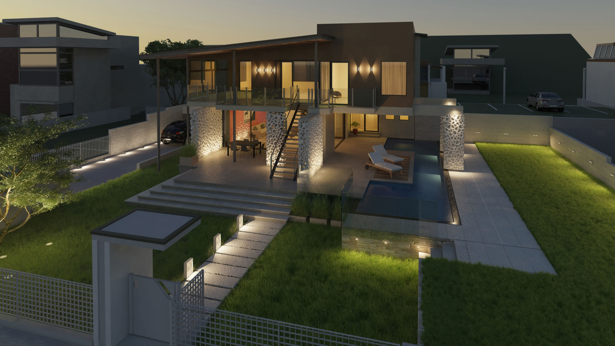 demo house